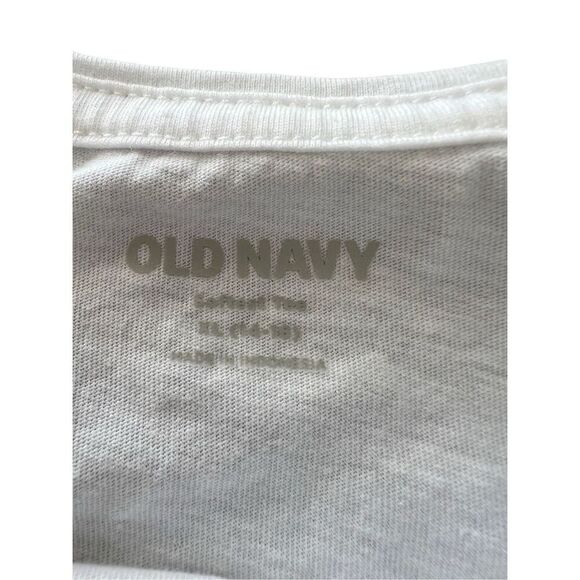 Old Navy White cotton Top size XL - Picture 6 of 6